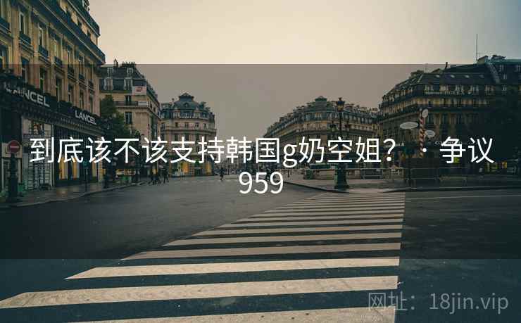 到底该不该支持韩国g奶空姐？ · 争议959